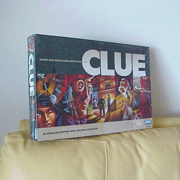 2002 Parker Brothers CLUE Classic Detective Family Board Game new Factory Sealed